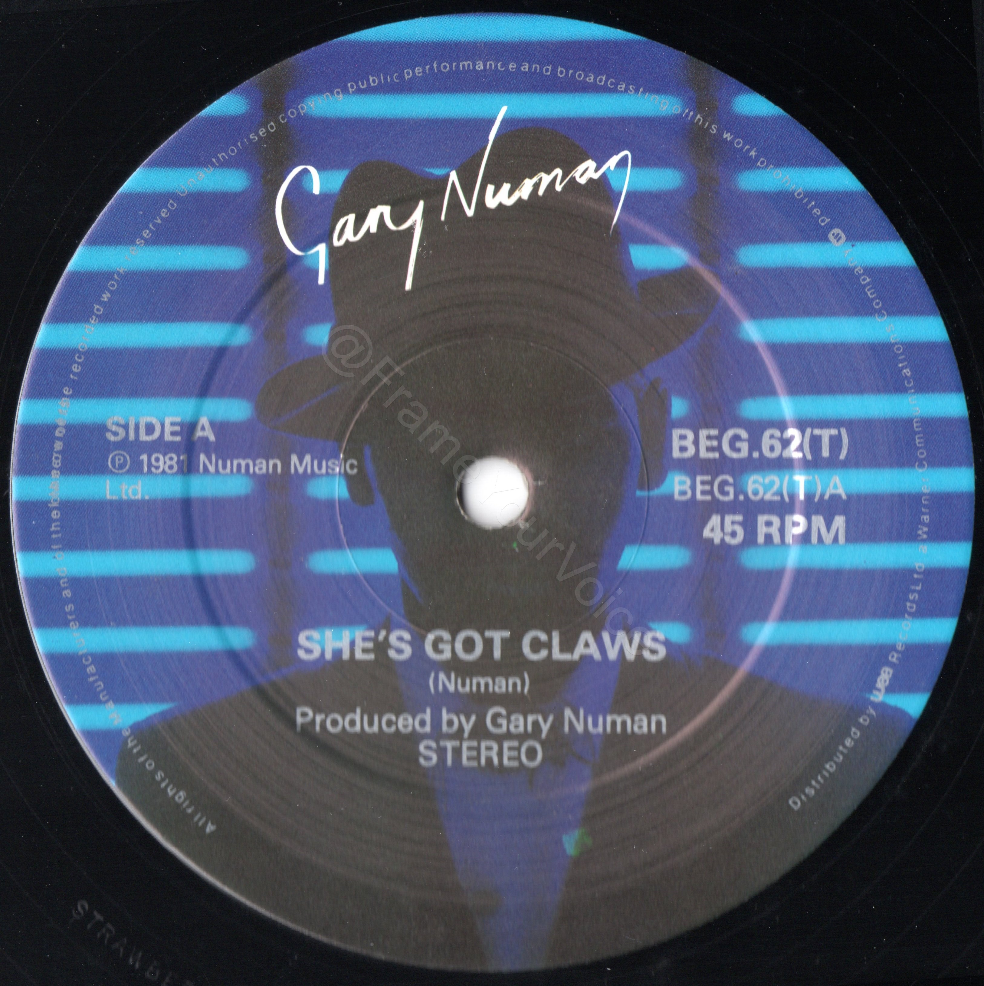 BEG 62T A Side Label