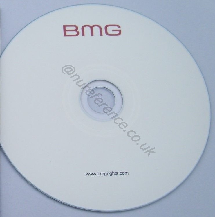 BMG PROMO White Label CD Label.