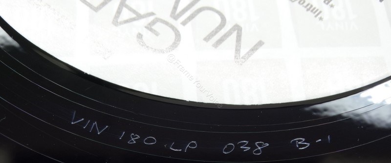 VIN180LP038 'B' Matrix.