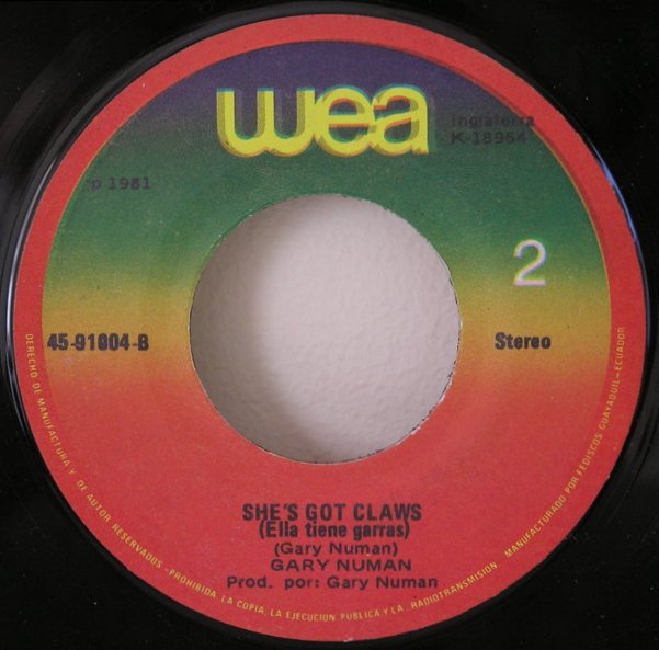 45-91004 Ecuador B side Label