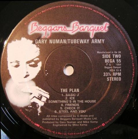 BEGA 55 B Side Label.
