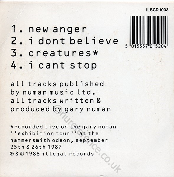 ILSCD 1003 Back Cover