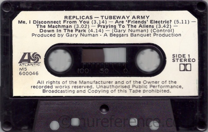 M5 600046 'A' Side Label
