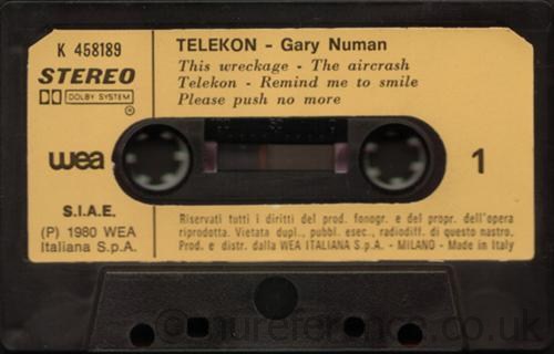 K 458189 A Side Label.
