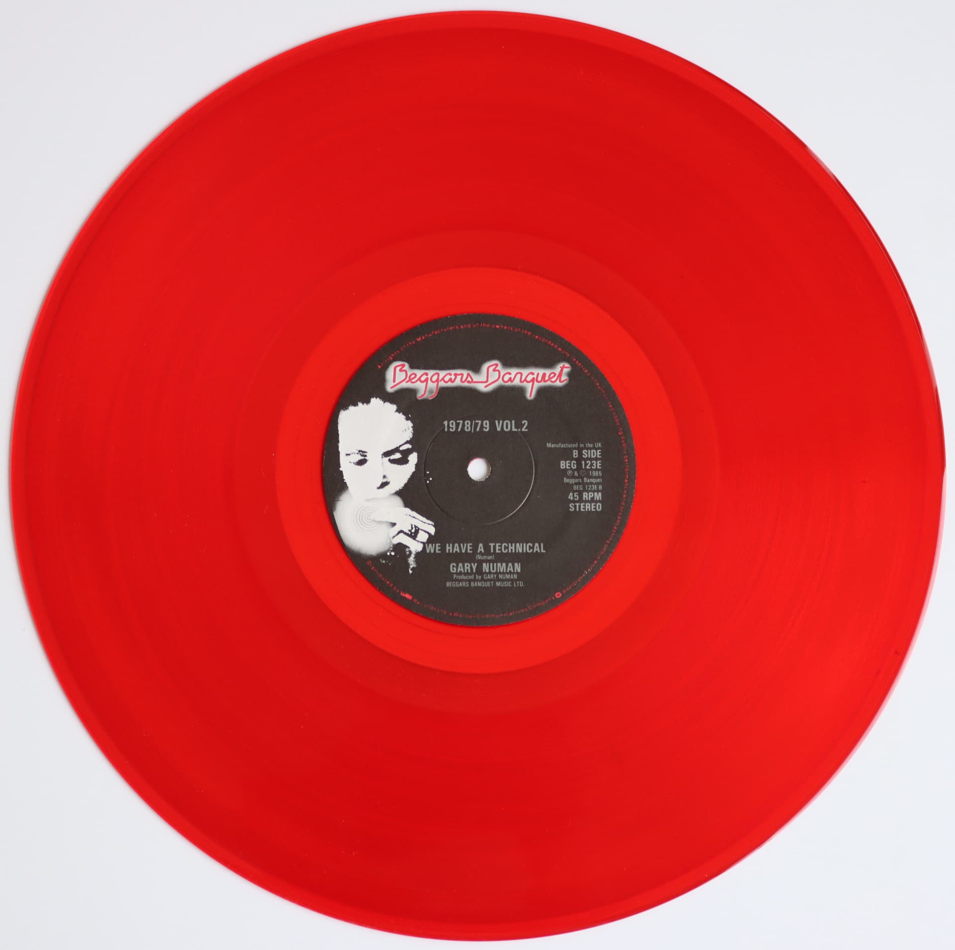 BEG 123E Red Vinyl B Side