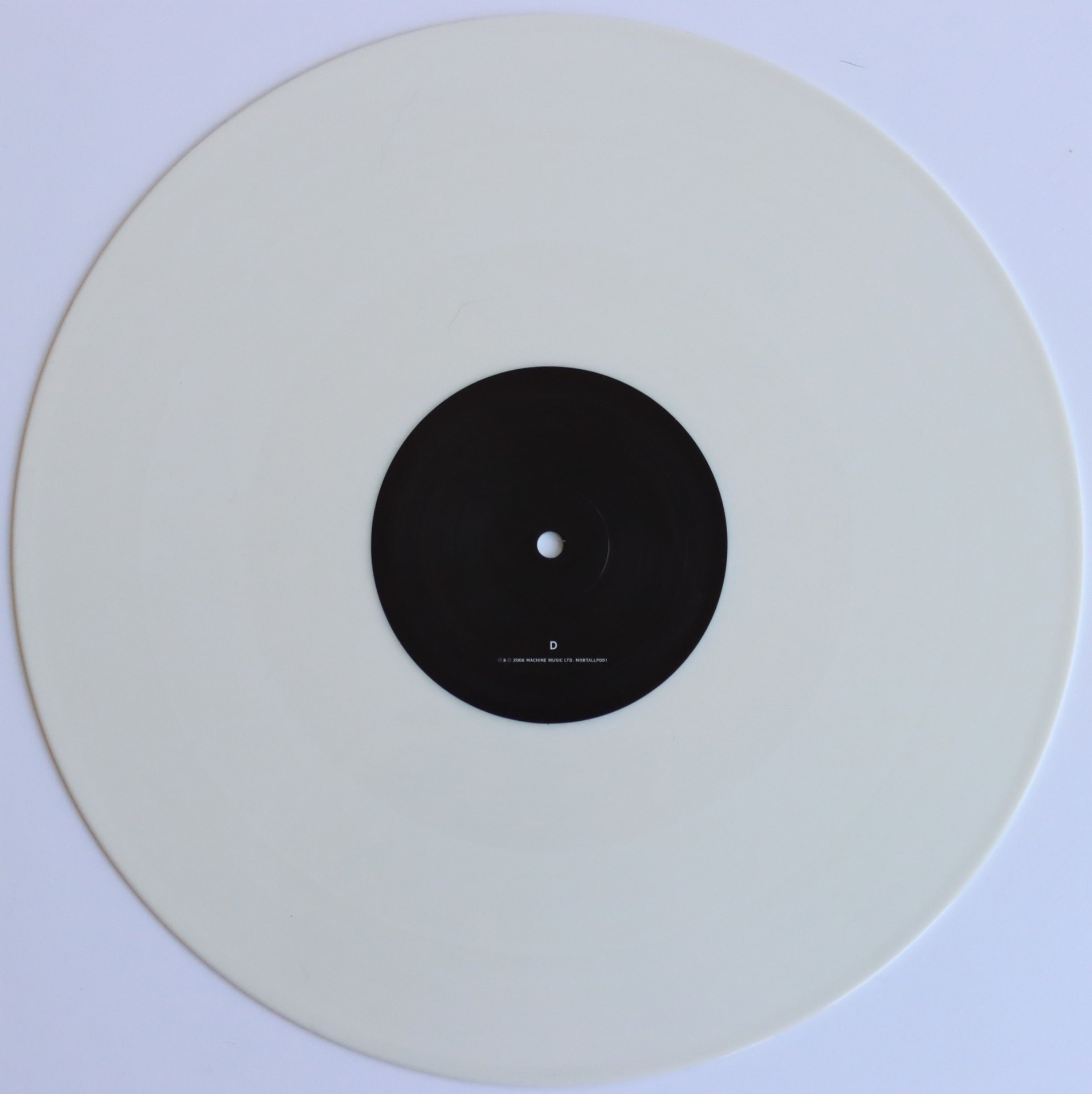 MORTALLP01 White Vinyl 'D' Side.