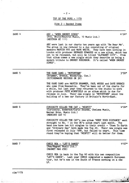 Timing Sheet 3
