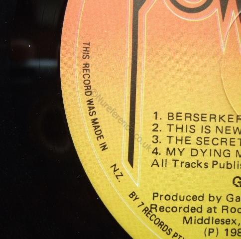 POW 6099 Label Detail.