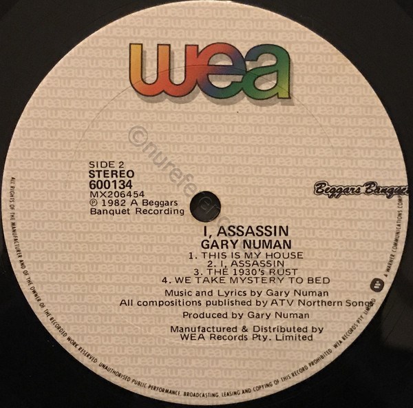 600134 B Side Label Mispressing.