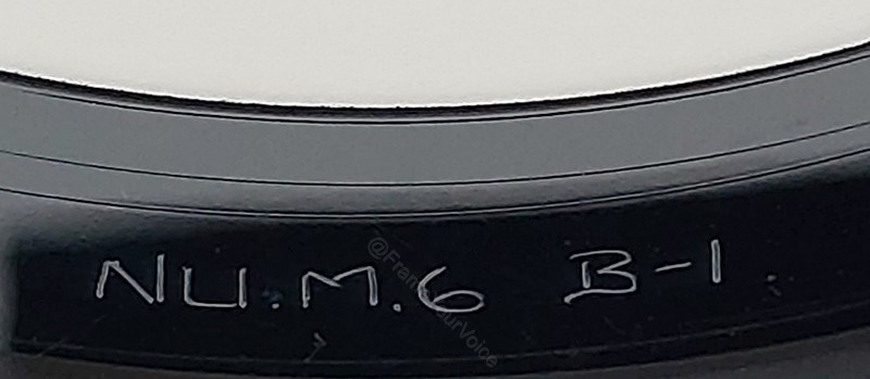 NUM 6 B Side White Label Matrix