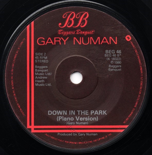 BEG 46 Mispress B Side (B Side Label)
