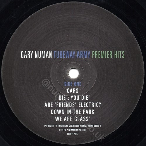 BBQLP 2007 UK 'A' Side Label.