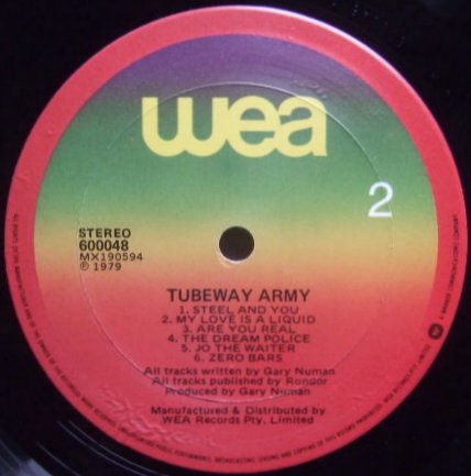600048 'B' Side WEA Label.