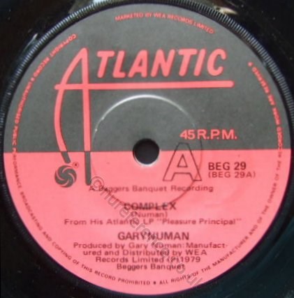 BEG 29 A side Label.