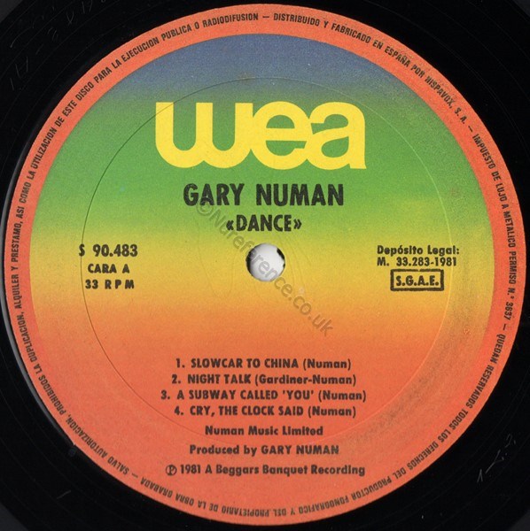 S 90.483 A Side Label.
