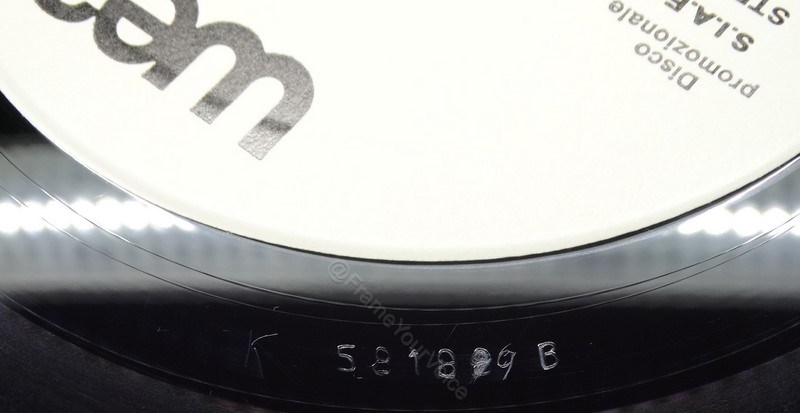 K 58189 B Side Matrix.