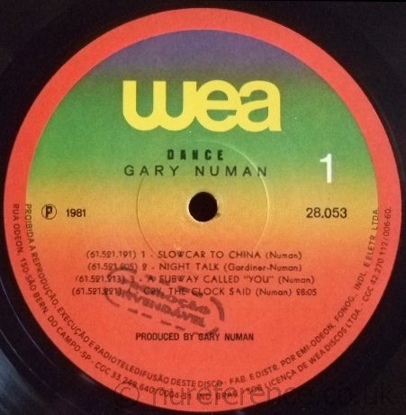 28.053 Promo A Side Label.