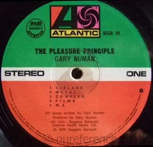 BEGA 10 'B' Side Label