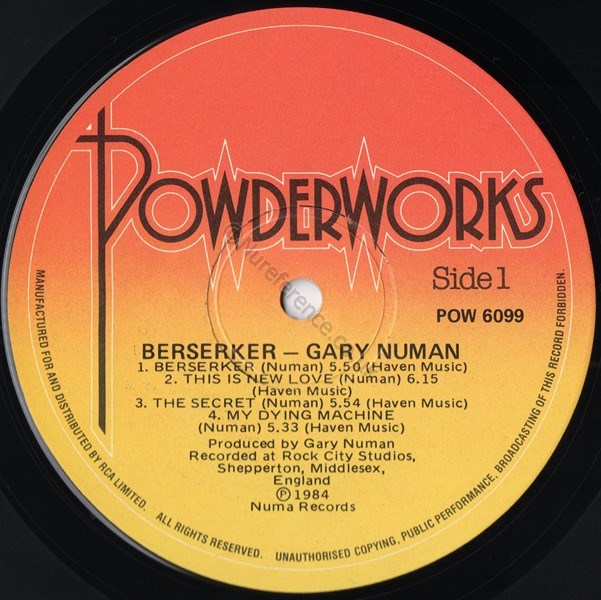 POW 6099 A Side Label.