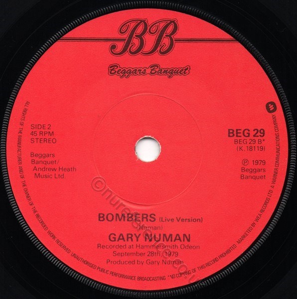 BEG 29 B Side Label