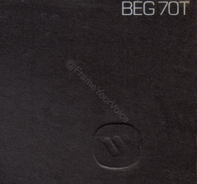 BEG 70T Back Detail