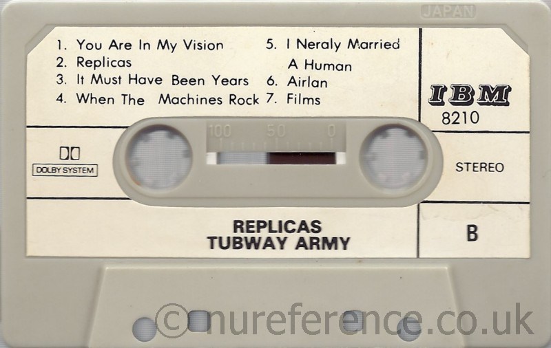 IBM 8210 'B' Label