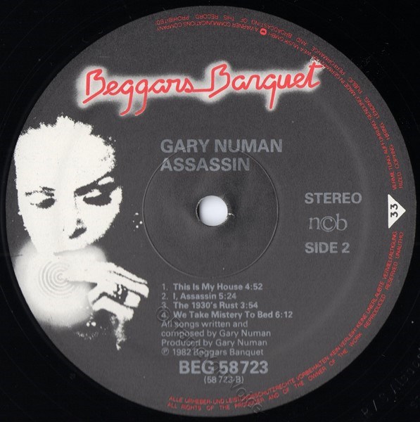 BEG K 58 723 B Side Label.