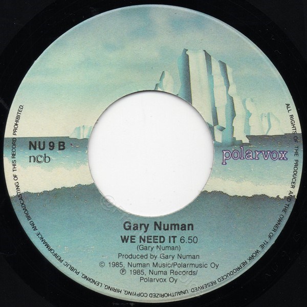 NU 9 B Side Label.