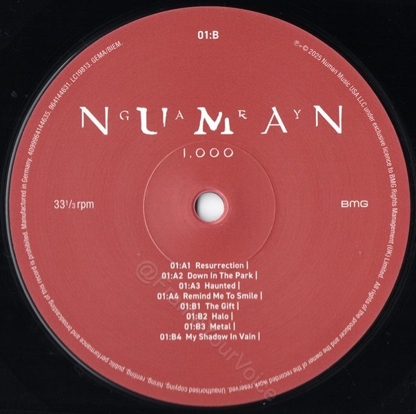 B Side Label.