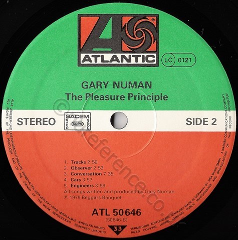 ATL 50 646 'B' Side Label