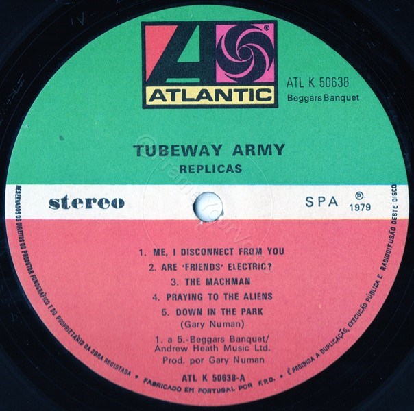 ATL K 50638 'A' Side Label.