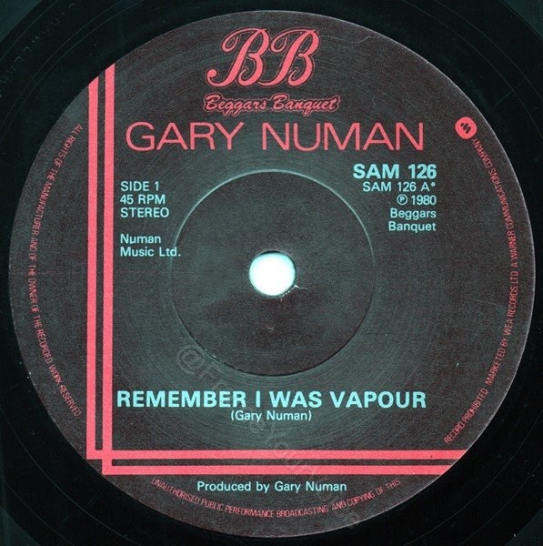 SAM 126 A Side Label