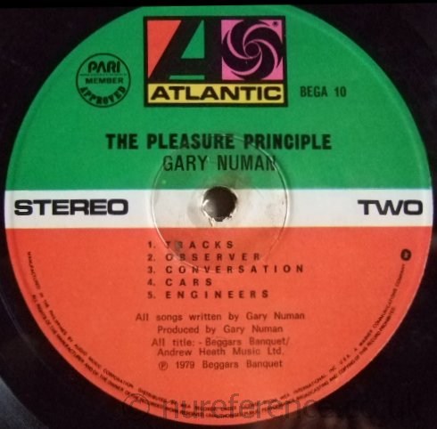 BEGA 10 'B' Side Label