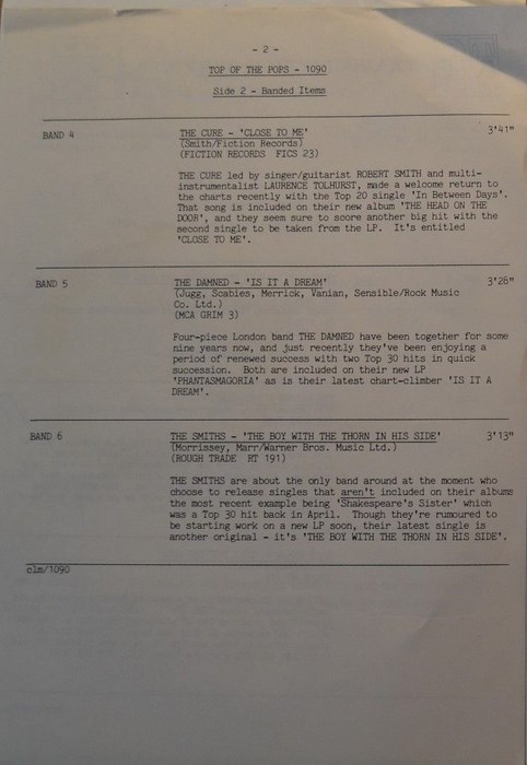 Timing Sheet 3