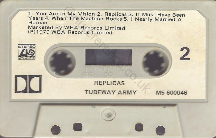 M5 600046 'B' Side Label.