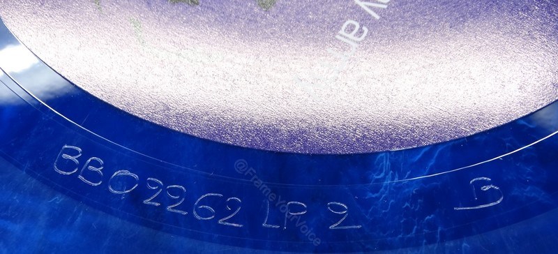 BBQ2262 LP2 B Side Matrix.