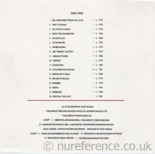 BEGA 88 CD Inner 1. (John Hayes)