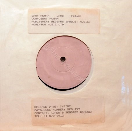 BEG 199 Test Pressing Cover