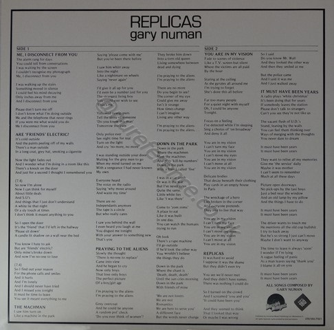 VIN180LP001 Inner Lyrics