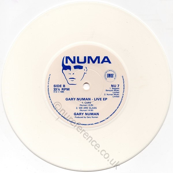 NU 7 White Vinyl Side B
