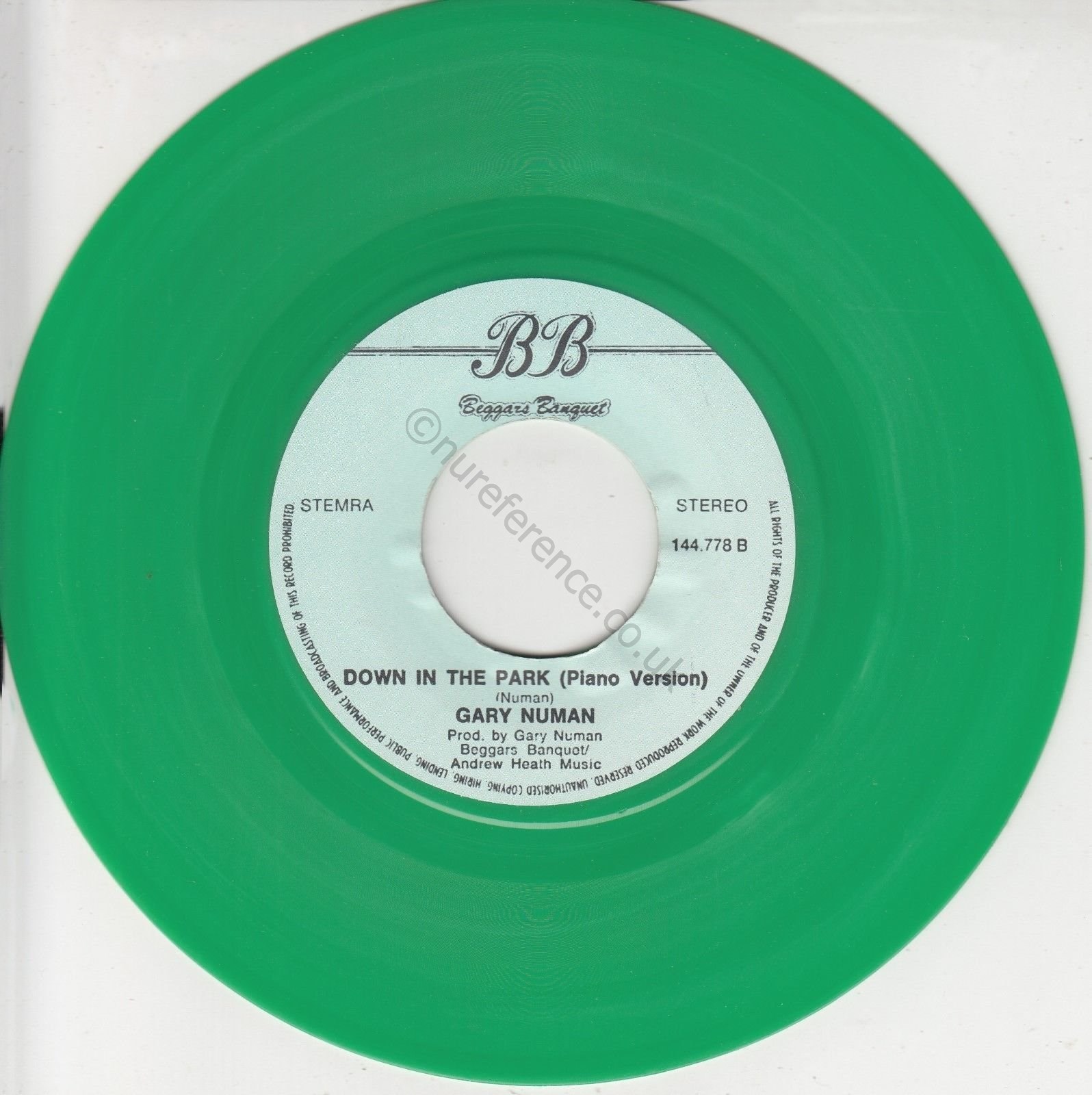 144.778 Pea Green B Side Vinyl.