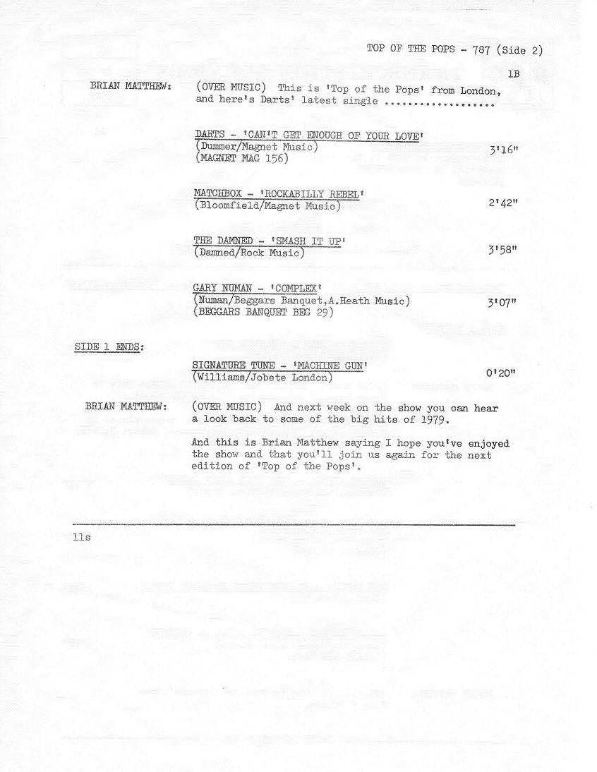 Timing Sheet 2