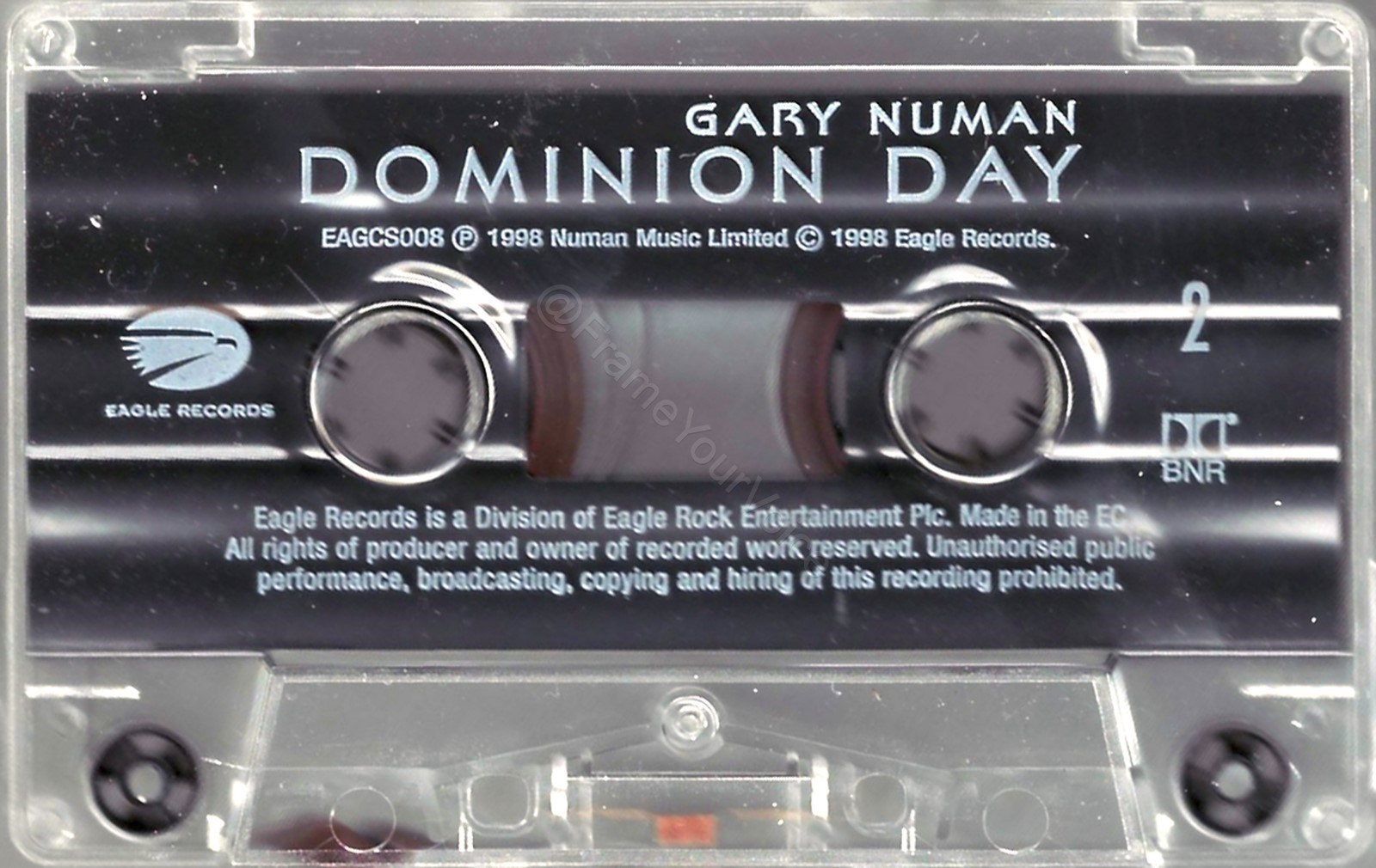 EAGCS008 Cassingle 'B' Side Label