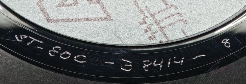 7130774 Clear Case 'A' Label.