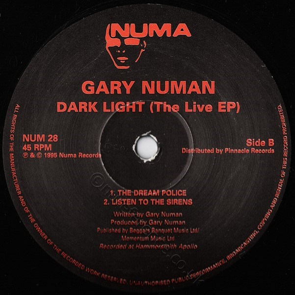 NUM 28 B Side Label