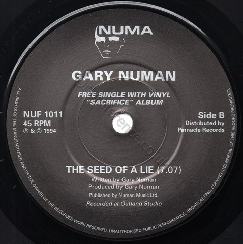 NUF 1011 'B' Side Label