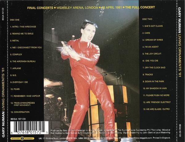 BEGA 157 CD Back Cover