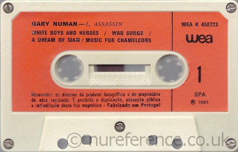 K 458723 A Side Label.