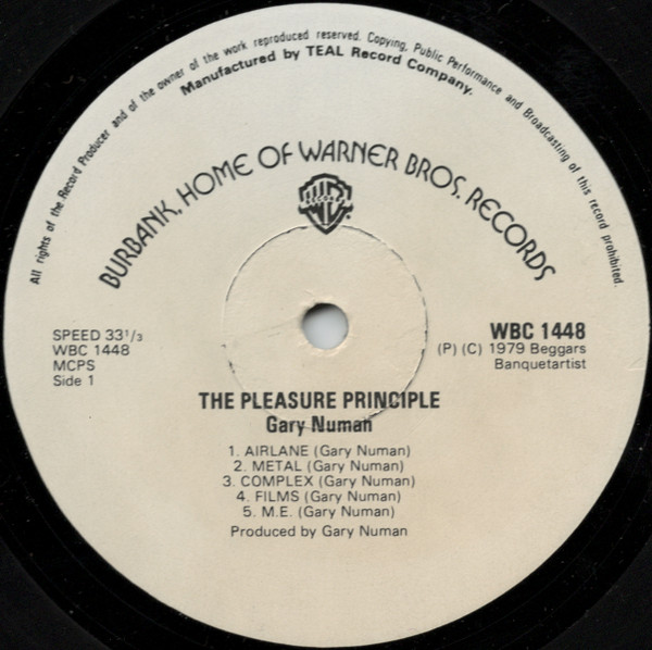 WBC 1448 'A' Side Label