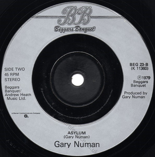 BEG 23 B Side Silver Injection Label